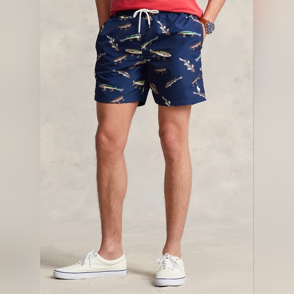 $95 Polo Ralph Lauren Mens Traveler Classic Swim Trunk